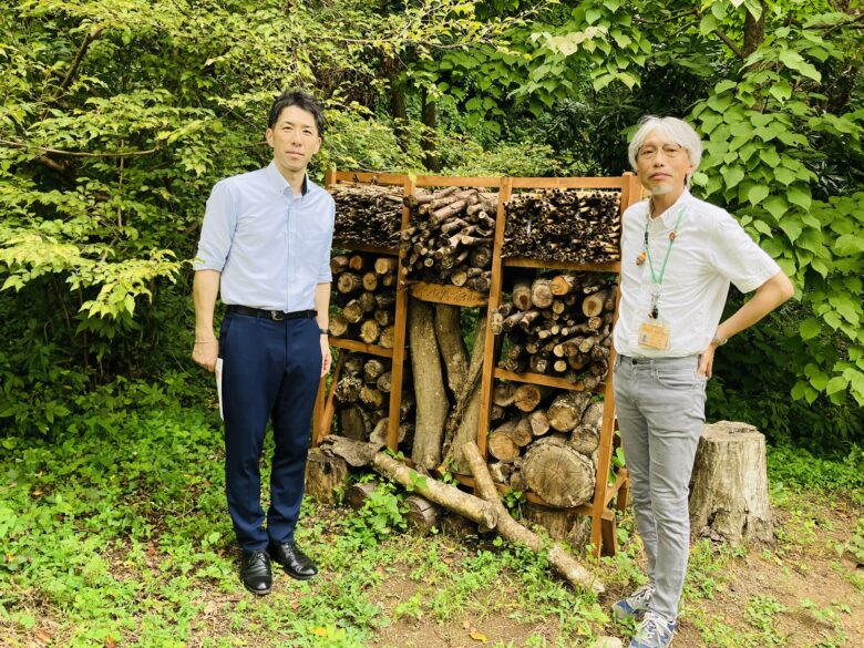 240808　神奈川県秦野市のくずはの広場（葛葉緑地）を視察してきました