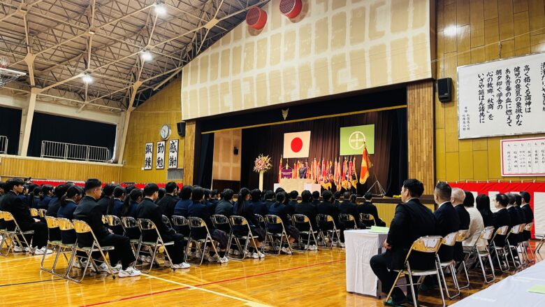 260408　秋田市立秋田商業高等学校（秋商）の入学式