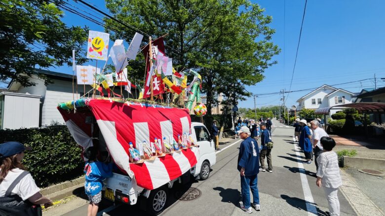 260614　勝平地区鹿嶋祭りに参加